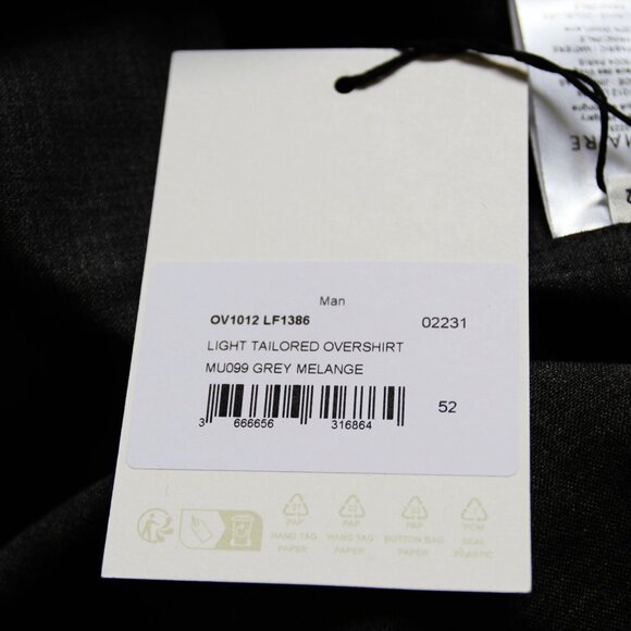 BNWT SS25 LEMAIRE LIGHT TAILORED OVERSHIRT 52 - Picture 8 of 13
